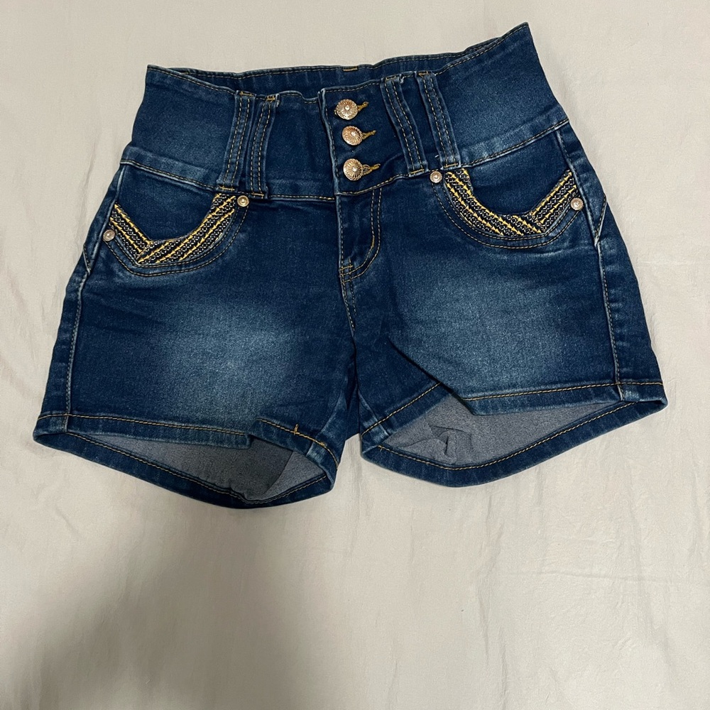 Butt Lifting Stylish Blue Denim Women's Shorts